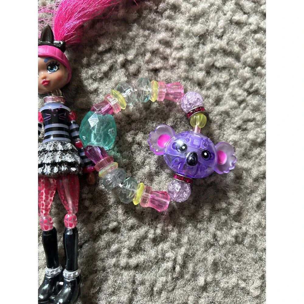 Twisty Girlz Bracelet Doll Kitty Katt & Twisty Petz Sweetycup Koala Bracelet